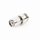 Adaptador en Línea de Conector TNC Macho a N Hembra, Níquel/ Oro/ Teflón.