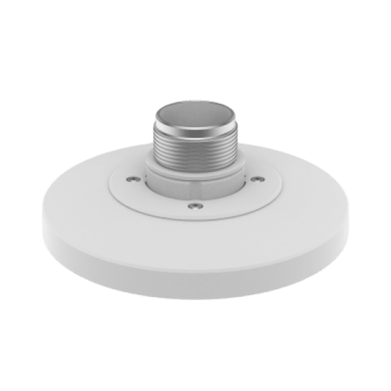 Adaptador tipo Plato necesario para montar en Pared o Techo Cámaras Hanwha serie X y P.
