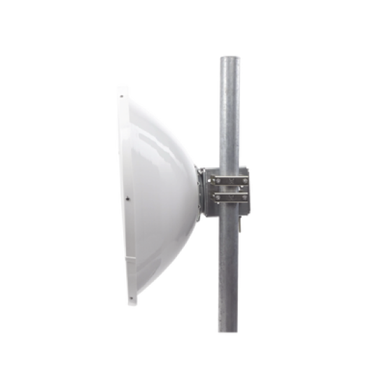 Antena Direccional de Alto Rendimiento/ Parábola profunda para mayor aislamiento al ruido / 29 dBi / 4.9 - 6.4 GHz / Conectores N-Hembra / Fácil Montaje y Soporte de acero inoxidable / Radomo Incluido