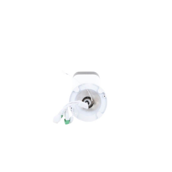 Bala IP Dual / Térmica 2.6 mm (96 x 72) / Óptico 6 mm (4 Megapixel) / Detección de Intrusión por VCA 30 mts /30 mts Luz Blanca / Exterior IP67 / PoE / Sirena y Luz Intermitente Integrada / Micro SD / ColorVu y ACUSENSE 
