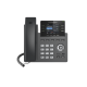 Teléfono IP Grado Operador, 3 líneas SIP con 6 cuentas, puertos Gigabit,PoE,  pantalla a color 2.4