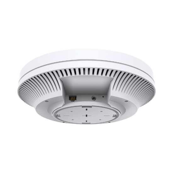 Punto de Acceso Omada / Wi-Fi 6 AX3600 MU-MIMO 4x4 / Alta Densidad de Usuarios / Configuración por Controlador o Stand-Alone / Para Montaje en Techo/pared. / Alimentación PoE+