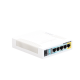 RouterBoard, 5 Puertos Fast, 1 Puerto USB, WiFi 2.4 GHz 802.11 b/g/n, Gran Cobertura con Antena 2.5 dbi, hasta 1 Watt de Potencia