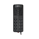 Regulador de Voltaje 2000 VA-1000 W / 4 Contactos con AVR / 4 Contactos con Supresor de Picos / Protección RJ11