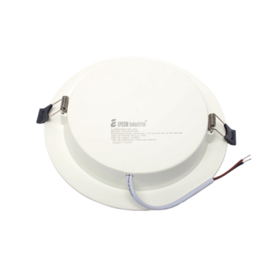 Spot Redondo Empotrable / 17.5 cm / Luz Fría / 110 V / 15 W / 1200 lúmenes / 25000 hrs / Ángulo de apertura 120° / IP20