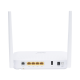 ONU GPON WiFi 2.4/5 GHz MIMO 2x2, 4 puertos Gigabit + 1 POTS + USB, conector SC/UPC