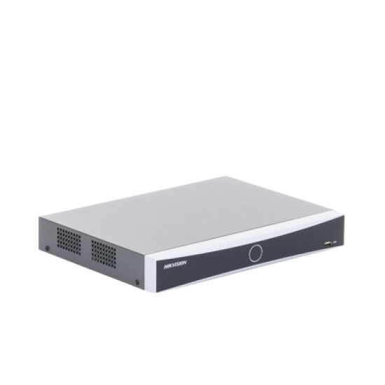 NVR 12 Megapixel (4K) / 16 canales IP / AcuSense (Evita Falsas Alarmas) / Reconocimiento Facial / 1 Bahía de Disco Duro  / HDMI en 4K / Sin Puertos PoE+