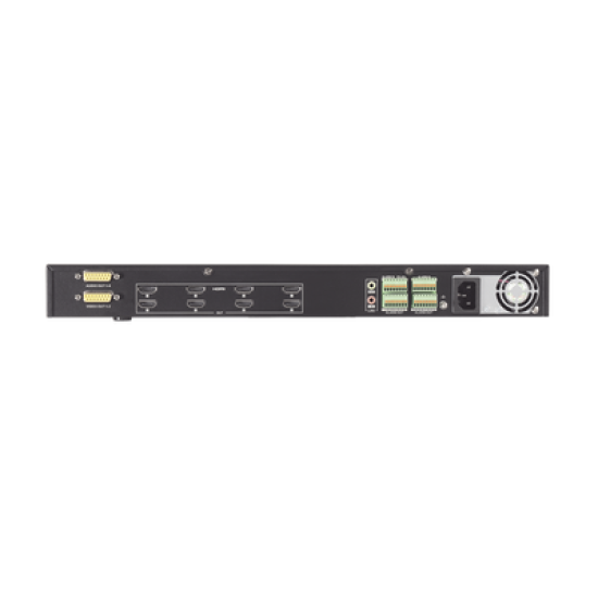 Decodificador de Vídeo de 8 Salidas HDMI 4K / Soporta hasta 128 canales de Vídeo Simultáneos / Videowall