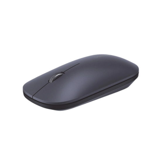 Mouse inalámbrico 2.4 GHz | Ultra Delgado y Silencioso | DPI 1000/1600/2000/4000 (Ajustable)  | Alcance 10m | Scroll de Aluminio | Adaptable a diferentes superficies | Diseño suave al tacto | Contiene Receptor USB | Color Negro.