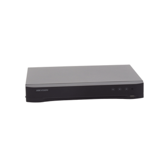 DVR 8 Canales TurboHD + 8 Canales IP / 8 Megapixel (4K) / Acusense (Evita Falsas Alarmas) / Audio por Coaxitron / 1 Bahía de Disco Duro / 8 Entradas de Alarma / 4 Salidad de Alarma / H.265+ 