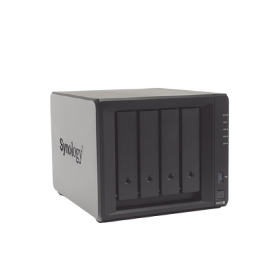 Servidor NAS de 4 Bahías (Expandible a 9 Bahías) / Hasta 162 TB / Servicio Nube Gratis (P2P) / Administración Remota y Respaldo Programado