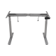 Base de Escritorio Motorizado Profesional / Altura Ajustable 60-125cm / Estructura Estable / Funcionamiento Suave / 3 Preset de Posiciones / Color Gris / Soporta hasta 100Kg de carga 