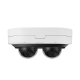 Camara IP Multi-sensor Multi-direccional / 2 Canales de 6MP / H.265 + WiseStream II / WDR 120dB / Exterior IP67 / IK10 / NEMA4X