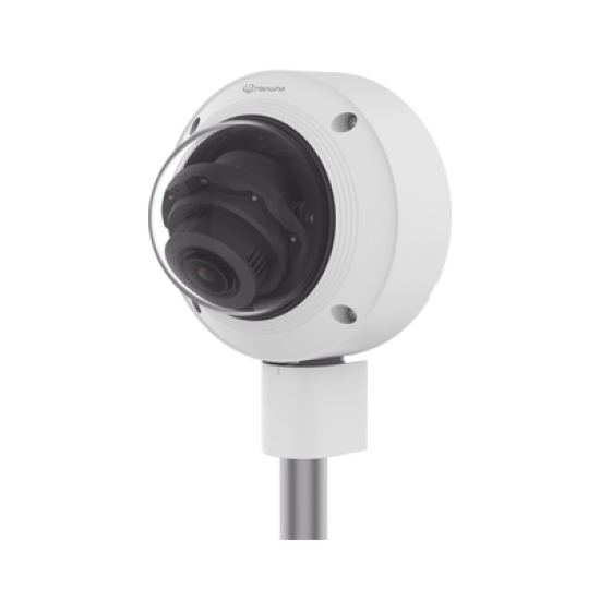 Cámara IP Tipo domo Antivandálica 8 Megapíxel / Lente Varifocal 3.2 - 10mm / IR 30M / WDR 120db / IP66 / H.265 & WiseStream / Inteligencia Artificial Deteccion de Personas y vehiculos