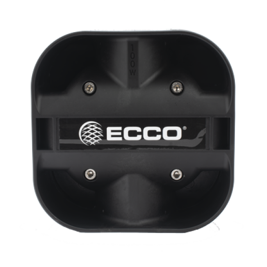 Bocina Compacta de Uso Rudo, 100 Watts de Potencia, Ideal Para Vehículos de Encubierto, Con Soporte Universal, 11 Ohms de Impedancia