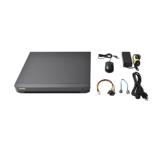 DVR 8 Canales 4K TurboHD + 8 Canales IP/ 8 Megapixel/ / 1 Bahía de Disco Duro / 4 Canales de Audio / 4 Entradas de alarma / Videoanálisis