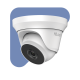 Turret TURBOHD 2 Megapíxel (1080p) / Lente 2.8 mm / 40 mts IR EXIR / 4 Tecnologías (TVI / AHD / CVI / CVBS) / IP66
