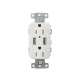 Contacto Dúplex con 2 Puertos USB, 15A 125V, 2 Polos, 3 Hilos, Color Blanco. 