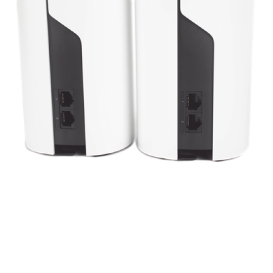 KIT 2 Routers Inalámbricos MESH Interior para Hogar / Doble Banda Wi-Fi 5 AC1200 Mbps / 2 Puerto Gigabit WAN/LAN / 2 Antenas Internas / Administración Mediante la App Deco (iOS, Android) 