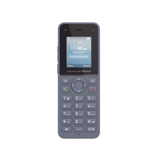 Teléfono IP inalámbrico Wi-Fi, portátil, 2 líneas, 2 cuentas SIP, Voz HD, Bluetooth, Puerto USB tipo C