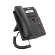 Teléfono IP empresarial para 2 lineas SIP con pantalla LCD, Códec Opus, conferencia de 3 vías, PoE.