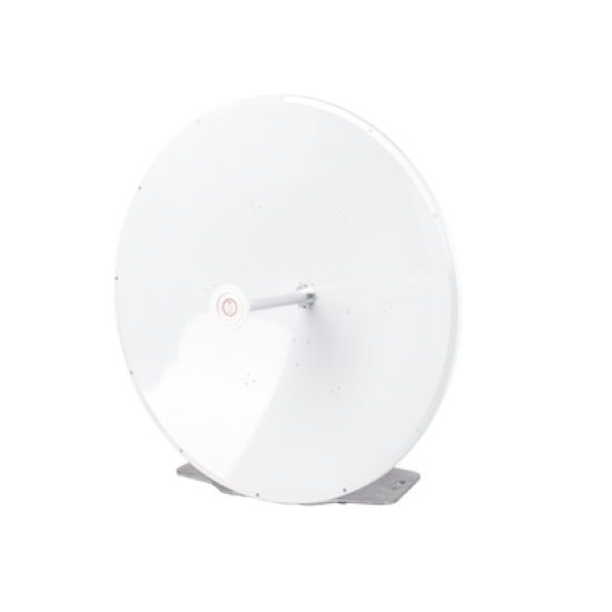 Antena direccional de 4 ft, 5.9 a 7.1 GHz, Ganancia 36 dBi, Conectores RP-SMA Hembra, Polarización doble, incluye montaje para torre o mástil 