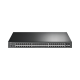 Switch L2+ Omada PoE+ / 48 Puertos PoE+ 10/100/1000 Mbps / 4 Puertos SFP 1G / 2 Puertos Consola (RJ45 y microUSB) / Administración Centralizada Omada o Stand-Alone / Multicast IGMP / Calidad de Servicio / Presupuesto PoE 384W / Montaje en Rack