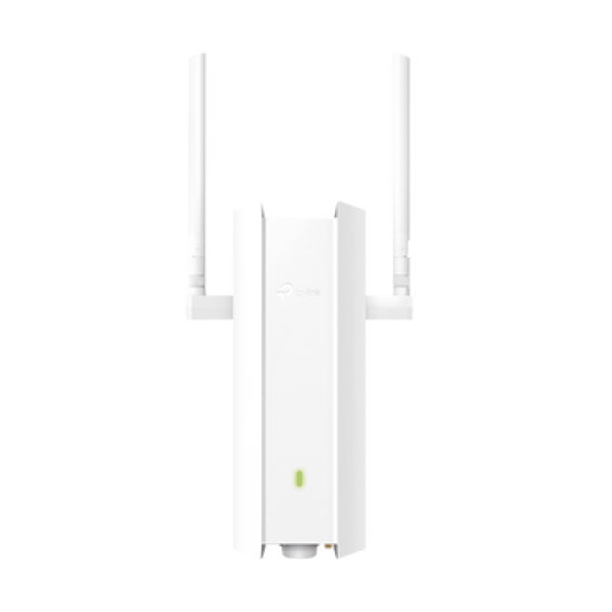 Punto de Acceso Omada Exterior / Wi-Fi 6 AX1800 MU-MIMO 2x2 / Mesh Omada / Alta Densidad de Usuarios / Carcasa Resistente IP67 / Configuración por Controlador o Stand-Alone / Para Montaje en Mástil/ Pared / Alimentación PoE+ 