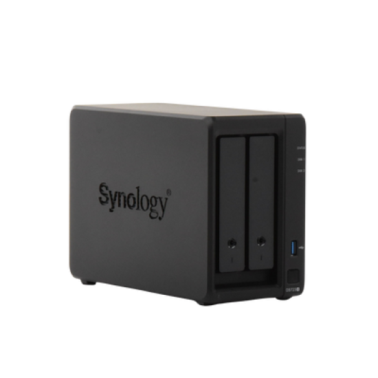 Servidor NAS de 2 Bahías (Expandible a 7 Bahías) / Hasta 126 TB / Servicio Nube Gratis (P2P) / Administración Remota y Respaldo Programado