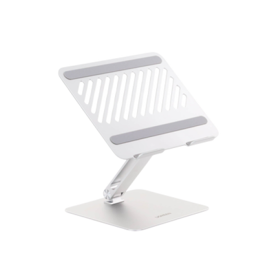 Soporte de Aluminio para Laptop | Ajustable 180° | Soporta Laptops de 10 a 17.3''| Capacidad de Carga 5Kg | Excelente Estabilidad | Diseño Para Alta Disipación de Calor | Altura y Angulo Ajustable | Plegable y Portátil.
