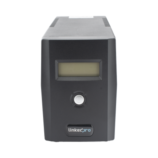 UPS 600VA/360 W Pantalla LCD / Línea Interactiva 120Vca / 6 tomas 5-15R (4 Respaldadas) / Regulación de Voltaje / Protección RJ45