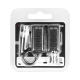Kit de Transceptores (Baluns) con TERMINALES TIPO TORNILLO, Resolución 4K, Cable flexible COAXIAL Blindado  / COAXITRON / AUDIO POR COAXITRON / Menu OSD /Conector 100% COBRE / Calidad PREMIUM