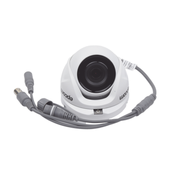Turret TURBOHD 2 Megapixel (1080p) / METÁLICA / Gran Angular 103° / Lente 2.8 mm / IR EXIR 20 Mts / Exterior IP66 / TVI-AHD-CVI-CVBS / dWDR