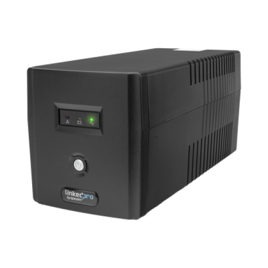 UPS 1000VA/600 W Línea Interactiva 120Vca / 6 tomas 5-15R (4 Respaldadas) / Regulación de Voltaje / Protección RJ45