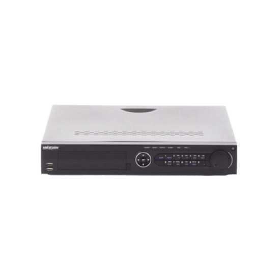 DVR 32 Canales TurboHD + 16 Canales IP / 4 Megapixel / 4 Bahías de Disco Duro / POS / 4 Canales de Audio / Videoanalisis / 16 Entradas y 4 salidas de Alarma