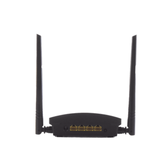 Router Inalámbrico WISP en Banda 2.4 GHz / Hasta 300 Mbps / 4 Puertos 10/100 Mbps /  2 Antenas Omnidireccional de 5 dBi / Interior