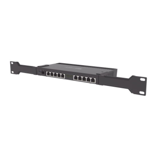 (RB4011iGS+RM) RouterBoard, CPU 4 Núcleos, 10 Puertos Gigabit Ethernet, 1 puerto SFP+