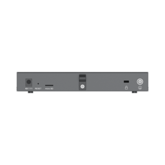 4 en 1: Firewall Nueva Generación, Router, PBX IP, Switch Gigabit de 5 Puertos (4 PoE) y 2 Puertos SFP 2.5 Gigabit