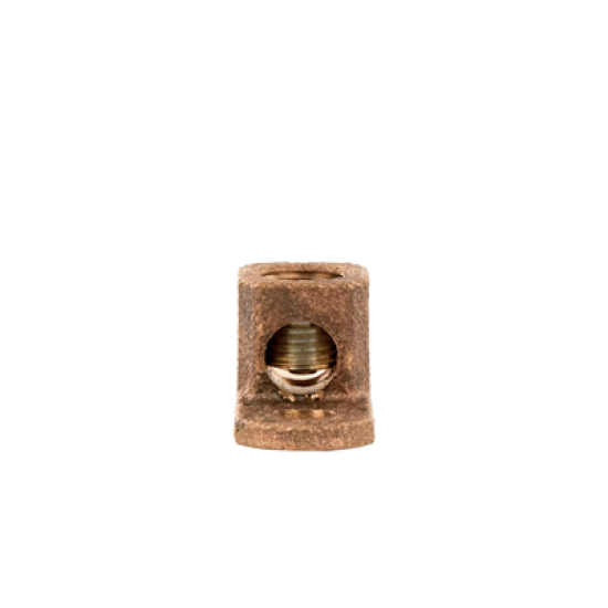 Terminal Tipo Lengüeta Recta de Cobre, Cal. 8 a 1/0 AWG,  Orificio para perno de 5/16