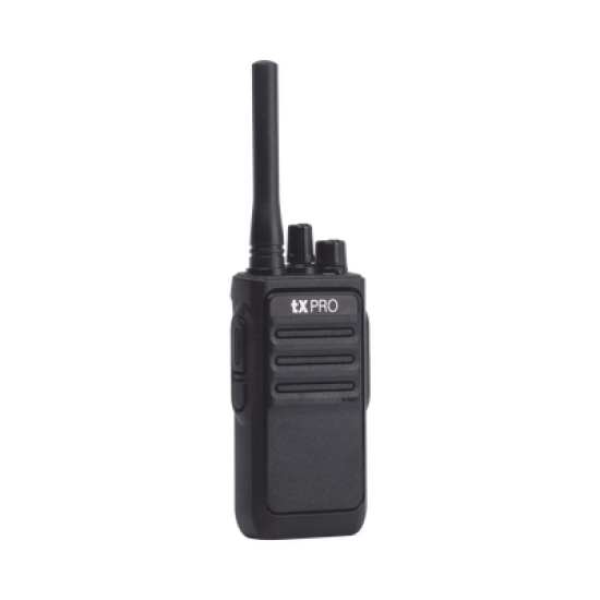 Radio Portátil UHF 400-470 MHz, 16 canales, 2 Watts de potencia. Comunicación Clara en su Negocio