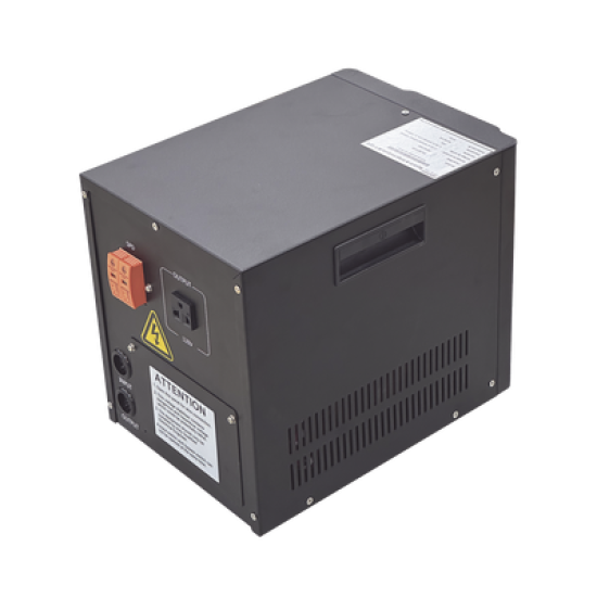 Regulador de Voltaje Industrial Monofásico 3 kVA/3 kW 120 V / Entrada 96-144 Vca / Salida 117.6- 122.4 Vca