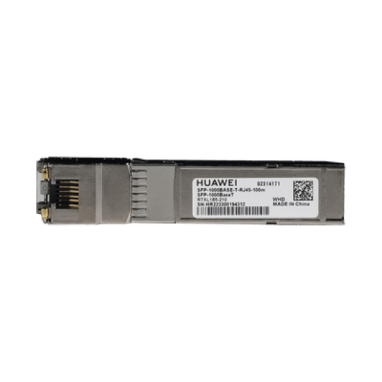 Transceptor de SFP a RJ45 / Negociación de 10/100/1000Mbps / Conector RJ45 / Distancia de hasta 100m