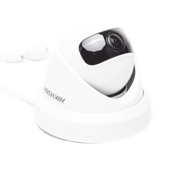 Turret IP 4 Megapixel / Serie PRO + / Panorámica 180° / 10 mts IR / Lente 1.68 mm / WDR / PoE / Uso en Interior 
