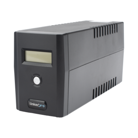 UPS 600VA/360 W Pantalla LCD / Línea Interactiva 120Vca / 6 tomas 5-15R (4 Respaldadas) / Regulación de Voltaje / Protección RJ45