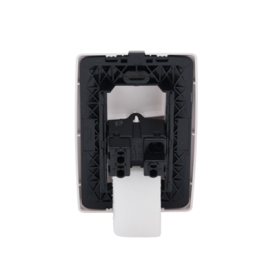 Apagador Escalera Sencillo de 10 A/ 127 V CA ~ 60 Hz / Color Blanco.