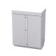 Gabinete de Lámina Galvanizada para  Baterías (Hasta 12 Baterías PL110D12) y Equipo de Comunicación.