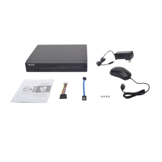 DVR 1080P Lite Pentahibrido / 4 Canales TURBOHD + 1 Canal IP / 1 Bahía de Disco Duro / H.264+ / 1 Canal de Audio / Salida de Vídeo Full HD