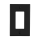 Tapa para Contacto Dúplex Color Negro.