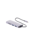 Hub (Adaptador) USB - C / 8 en 1 / 1 Salida HDMI (4K) / 1 Salida USB 2.0 / 3 Salidas USB 3.0 / 1 Salida SD (Memoria SD) / 1 Salida TF (Micro SD) / 1 Entrada USB - C (Carga Rapida / 100 Watts)