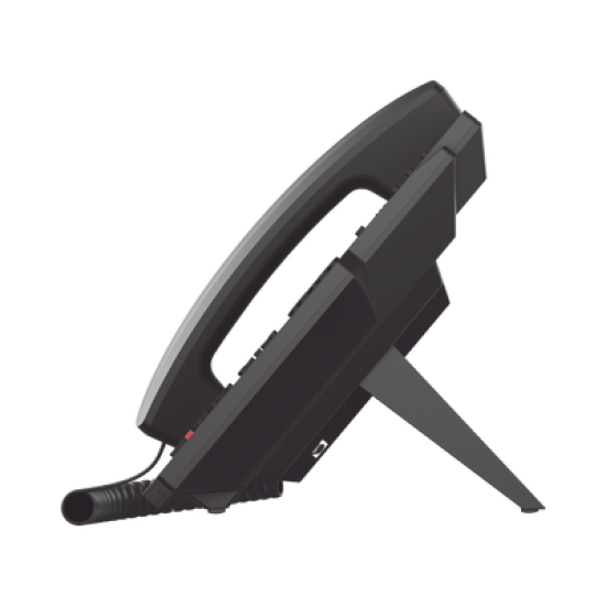 Teléfono IP Empresarial con Estándares Europeos, 12 lineas SIP con pantalla a color, 30 teclas DSS/BLF, puertos Gigabit, IPv6, Opus , PoE/DC